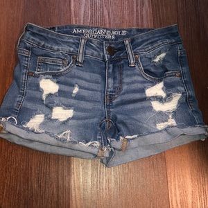American eagle jean shorts